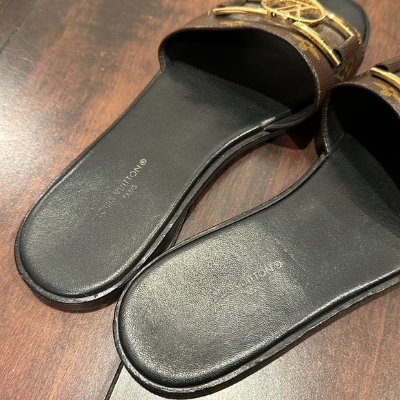 LOUIS VUITTON Lock It mule Sandals Size 37 7 - Picture 4 of 7